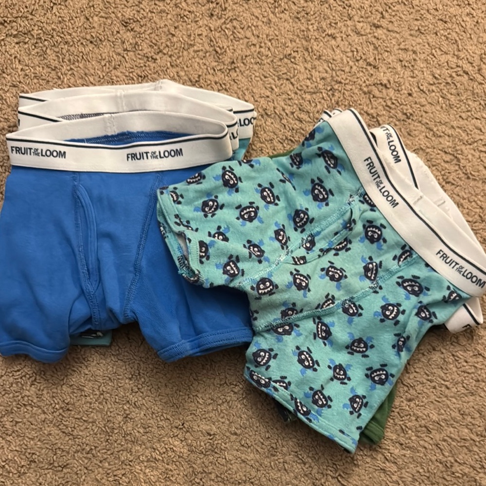 4T-5T Fruit of the Loom Boys Underwear (Pack of 9) New